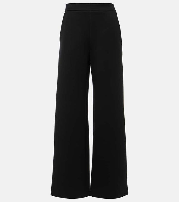 S Max Mara High-rise jersey wide-leg pants