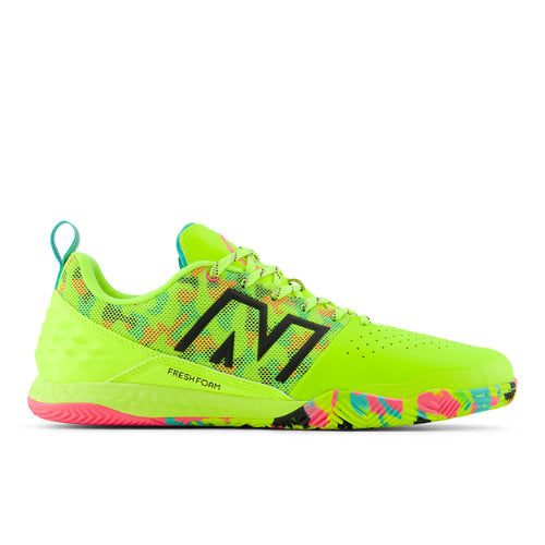 New Balance Audazo Pro IN V6 in Yellow Purple Black Pink Synthetic