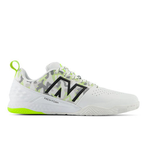 New Balance Audazo Command IN V6 in White Yellow Black Synthetic