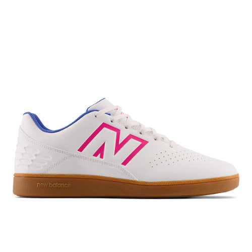 New Balance Unisex Audazo v6 Control IN in White/Blue/Pink Synthetic, 