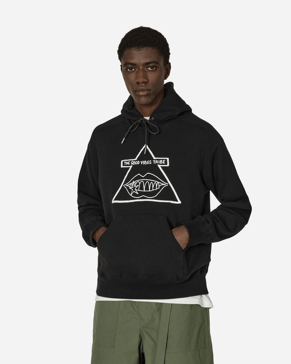 sacai Gonz The Good Vibes Tribe Hoodie Black