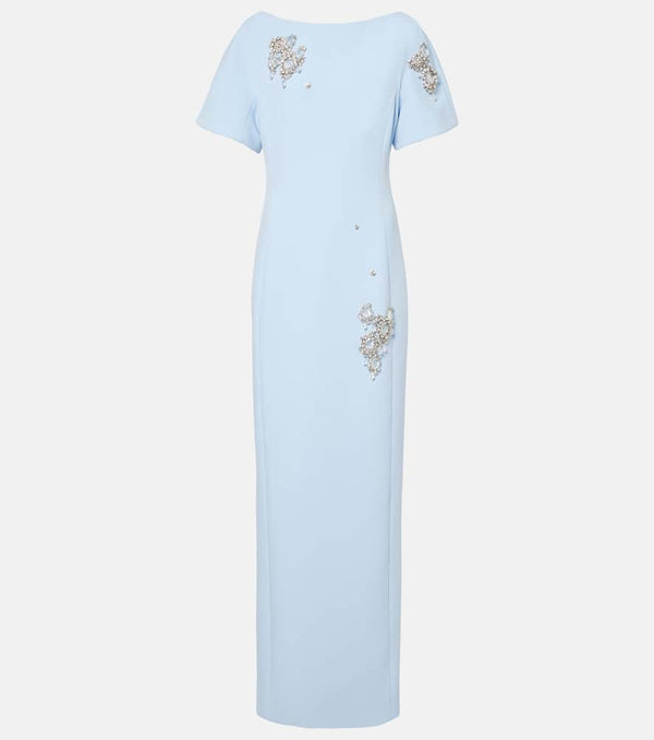 Safiyaa Lacin crystal-embellished cocktail dress