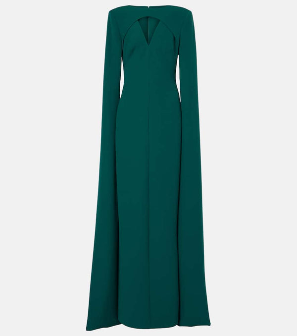 Safiyaa Sarita cutout crêpe gown