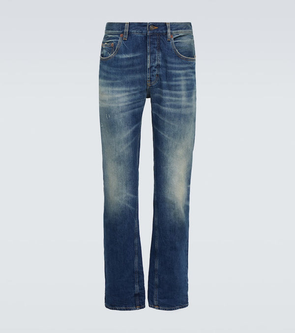 Saint Laurent Faded straight jeans