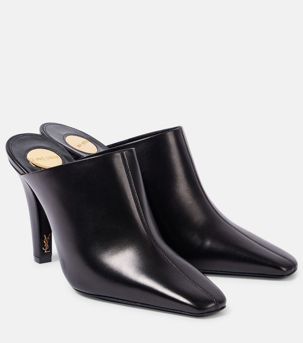 Saint Laurent Jill 95 leather mules