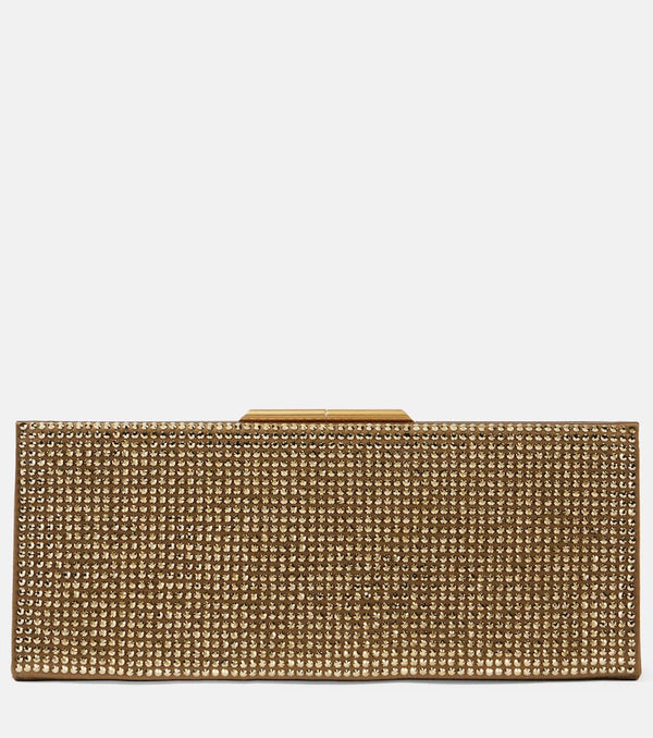 Saint Laurent Midnight Small crystal-embellished clutch