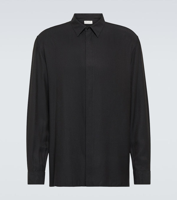 Saint Laurent Piqué shirt