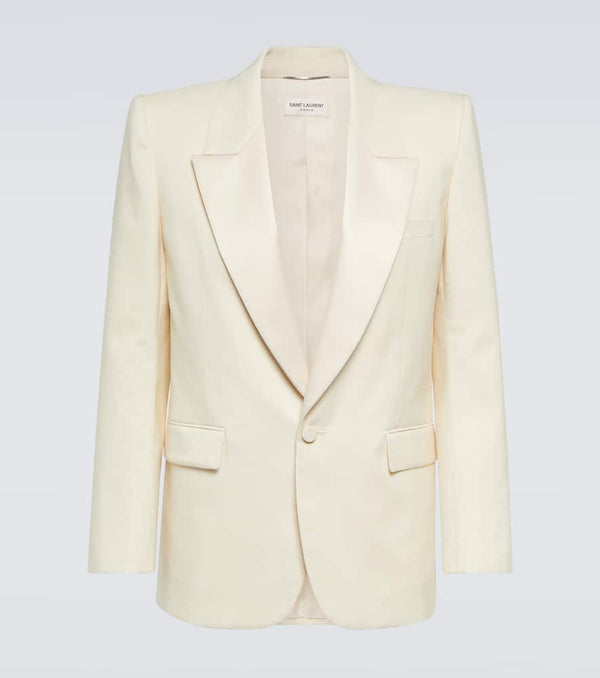 Saint Laurent Silk single-breasted blazer