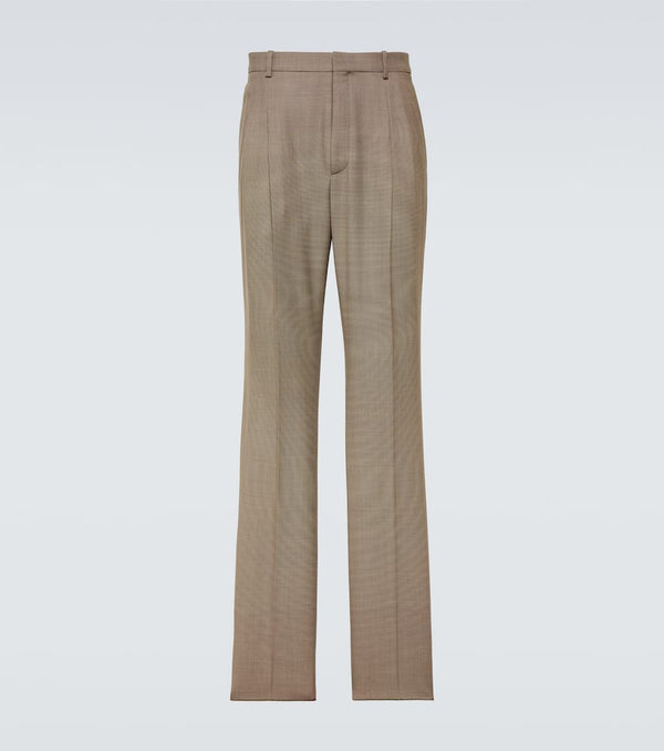 Saint Laurent Tailored wool wide-leg pants