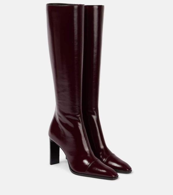 Saint Laurent Venetia leather knee-high boots