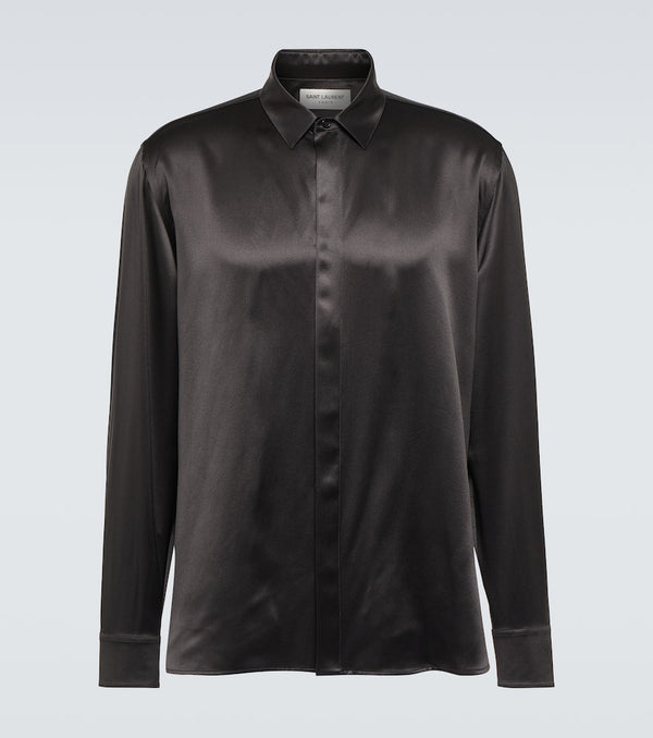 Saint Laurent Yves silk satin shirt