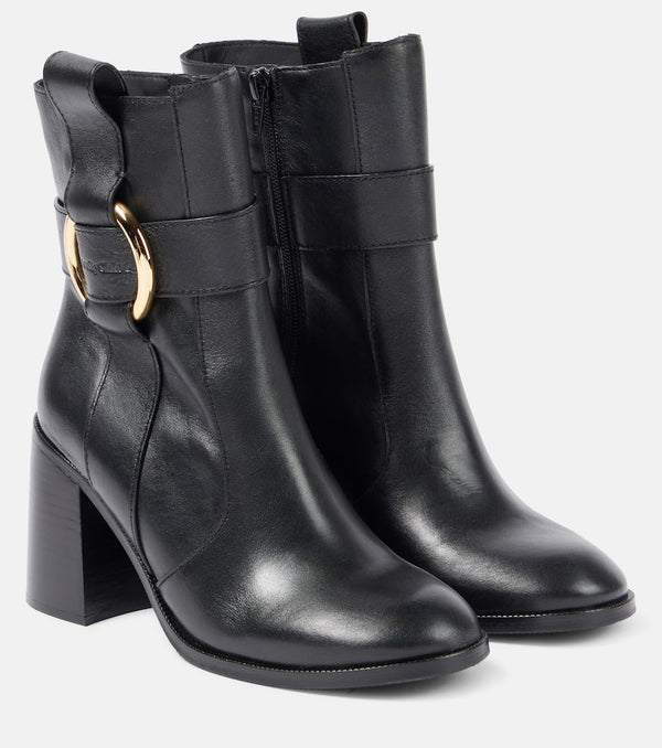 See By Chloé Zelda 90 leather ankle boots