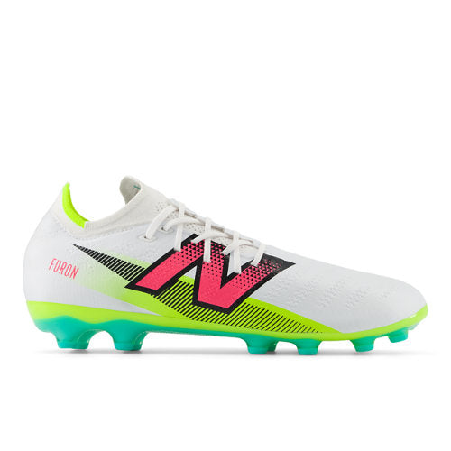 New Balance FURON PRO AG V7+ White Yellow Black Pink