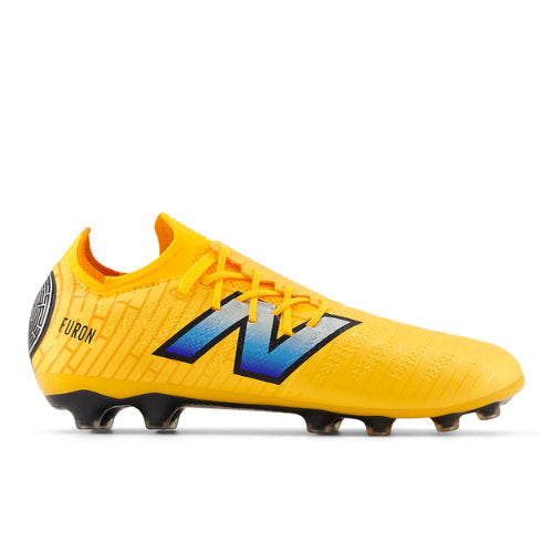 New Balance Unisex FURON PRO AG V7+ in Yellow/Grey/Black Synthetic, 