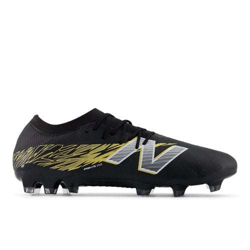 New Balance FURON ELITE FG V8 in Black Yellow Grey White Synthetic