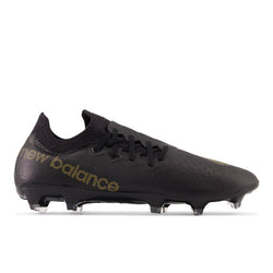 New Balance Men's Furon v7 Pro FG in Black/Yellow Synthetic, 