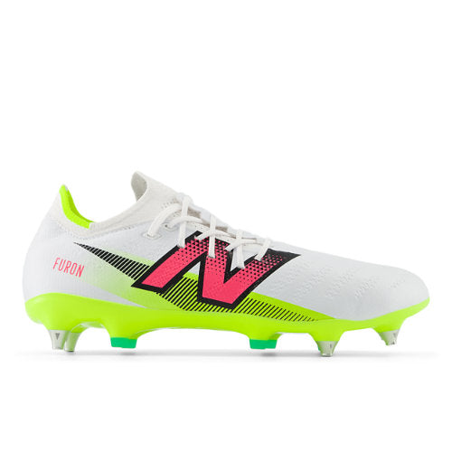 New Balance FURON PRO SG V7+ White Yellow Black Pink