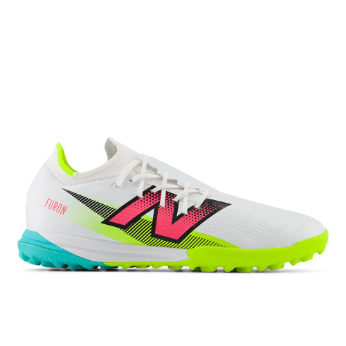 New Balance Unisex FURON PRO TF V7+ White Yellow Black Pink