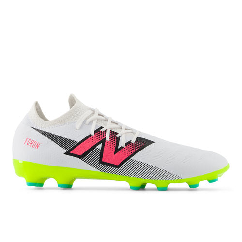 New Balance FURON DESTROY AG V7+ in White Yellow Black Pink Synthetic