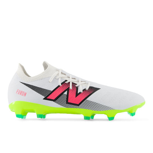 New Balance Unisex FURON DESTROY FG V7+ White Yellow Black Pink