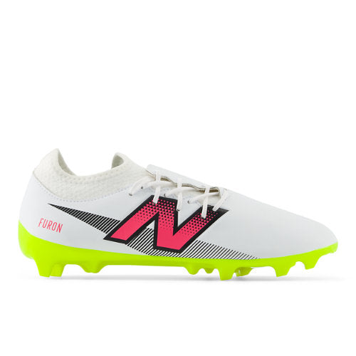 New Balance FURON DISPATCH FG V7+ in White Yellow Pink Black Synthetic