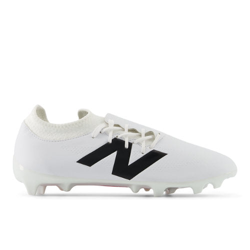 New Balance Unisex FURON DISPATCH FG V7+ in White/Black/Red Synthetic, 