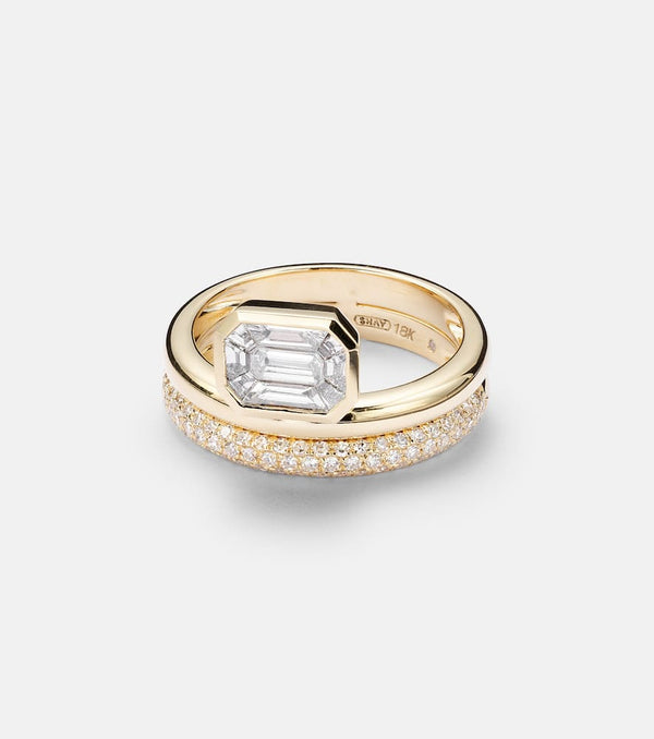 Shay Jewelry 18kt gold ring with diamonds