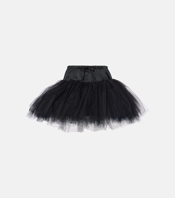 Simone Rocha Tiered tulle miniskirt