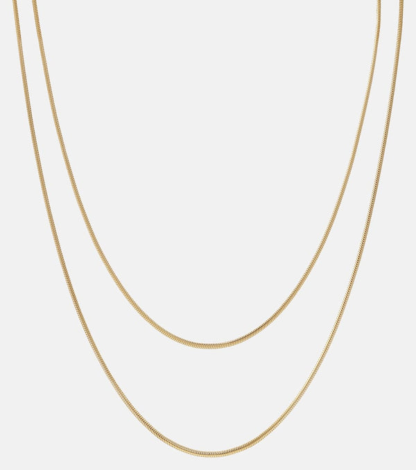 Sophie Buhai Double Diana 18kt gold-plated sterling silver necklace