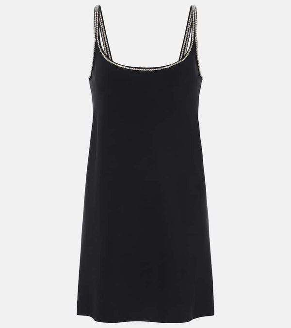 Sportmax Abetone1234 embellished cady slip dress