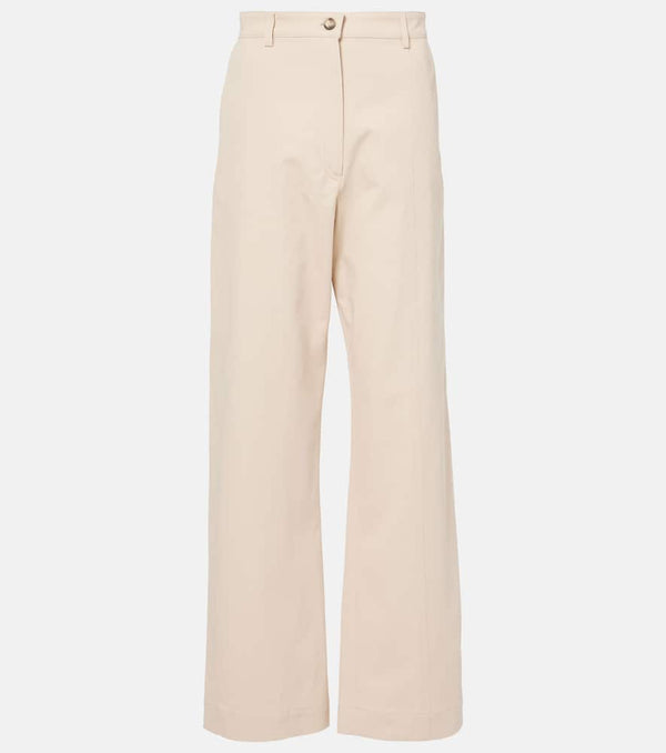 Sportmax Era cotton-blend wide-leg pants