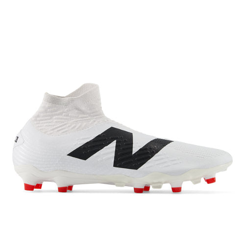 New Balance TEKELA PRO FG V4+ in White Black Red Synthetic