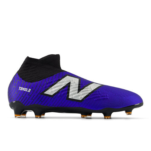 New Balance Unisex TEKELA MAGIA FG V4+ in Blue/Grey/Black Synthetic, 