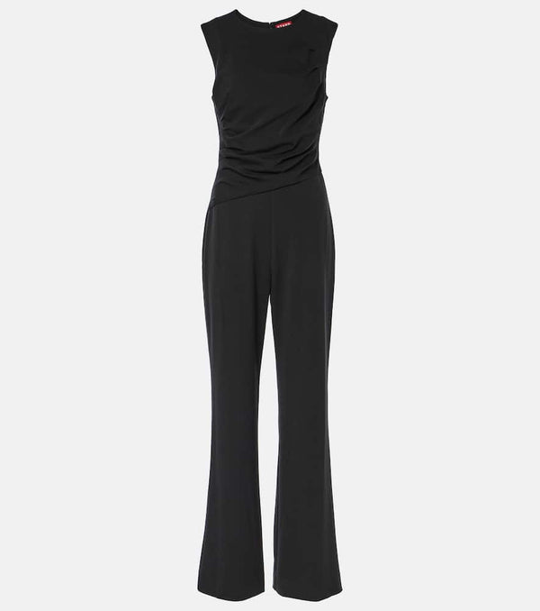 Staud Jagger draped jersey jumpsuit