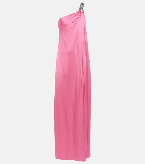 Stella McCartney Falabella chain-detail satin gown