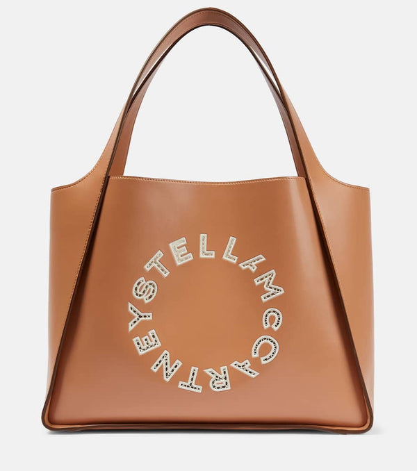 Stella McCartney Logo embroidered tote bag