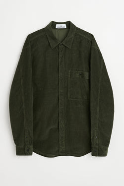 Stone Island Relaxed Fit Long Sleeve Shirt Corduroy Musk