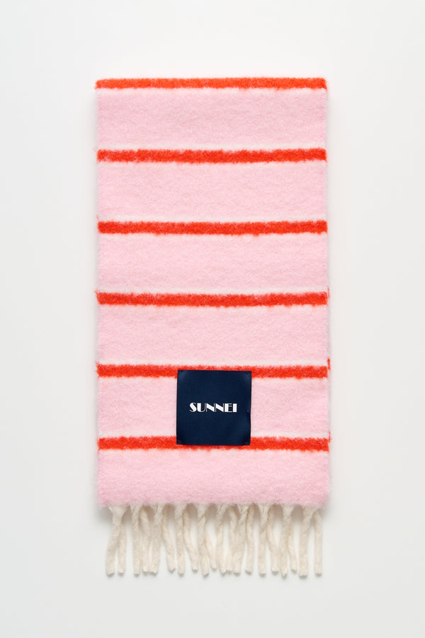 SUNNEI Scarf Pink Stripes