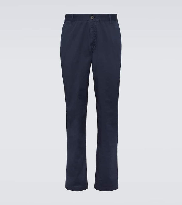 Sunspel Slim cotton-blend twill chinos