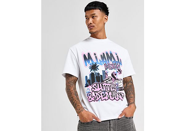 Supply & Demand Miami T Shirt  White