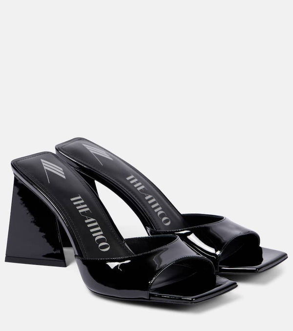 The Attico Mini Devon patent leather mules