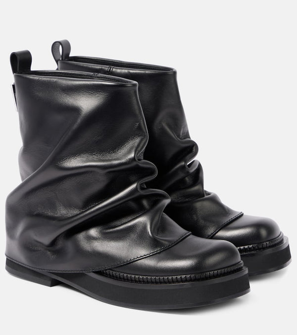 The Attico Robin leather ankle boots