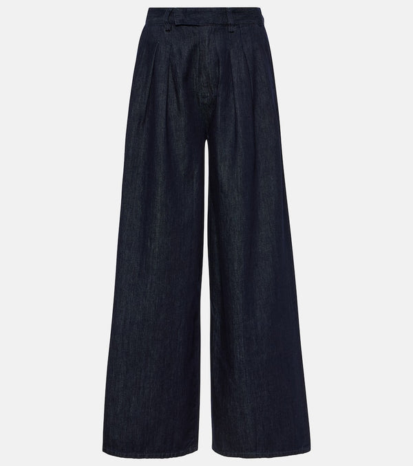 The Frankie Shop Nolan high-rise wide-leg jeans