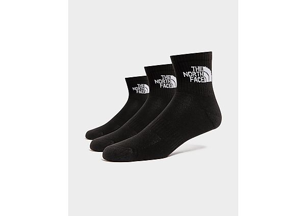 The North Face 3 Pack Quarter Socks  Black