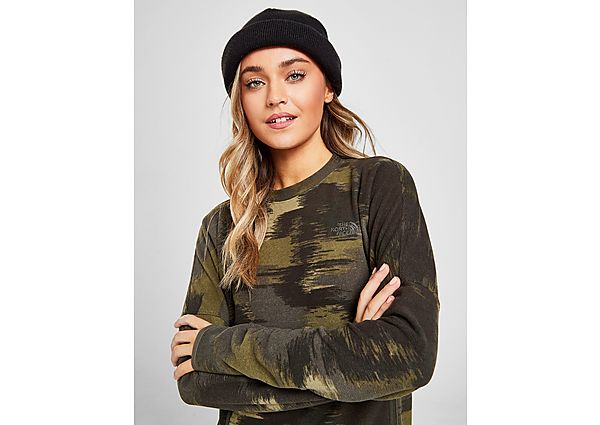 The North Face Glacier Crew Camo Sweatshirt  Green