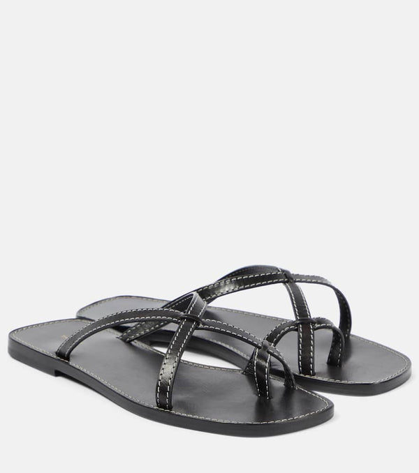 The Row Link leather sandals