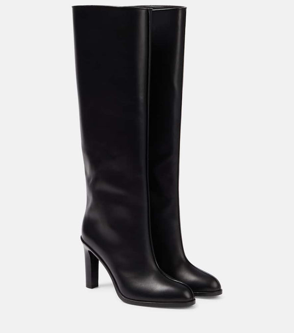 The Row Wide Shaft leather knee-high boots