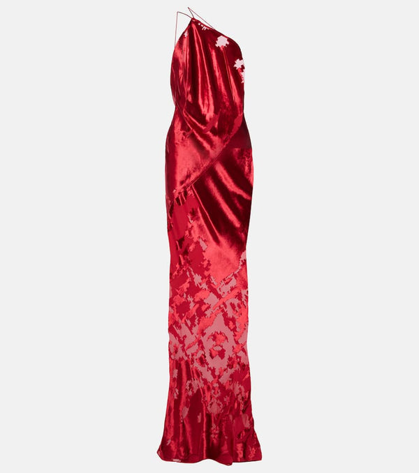 The Sei One-shoulder silk gown