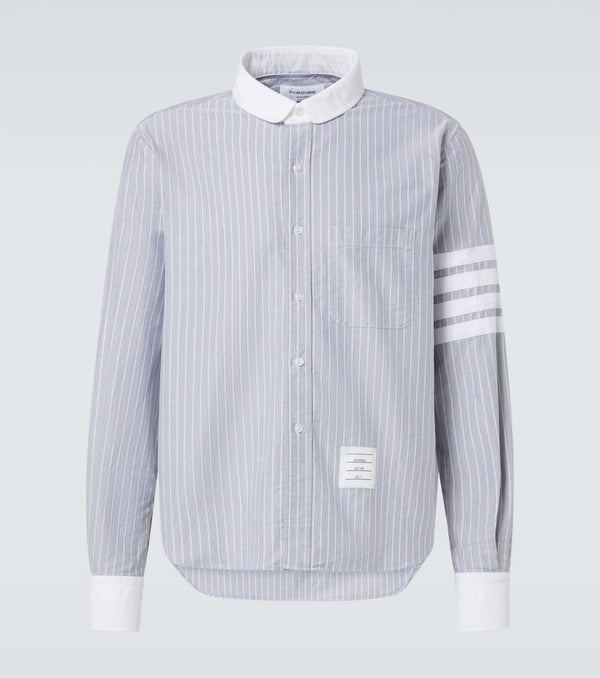 Thom Browne 4-Bar pinstripe cotton shirt