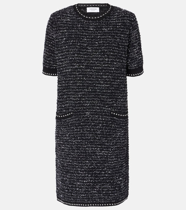 Thom Browne Cotton-blend tweed minidress